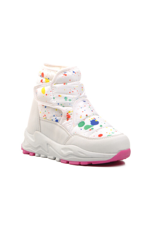 AyakmodBeyaz  Çocuk Kar Botu FY222 P