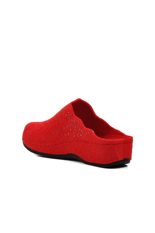 Red Womens Slippers Bento K-10909 Z
