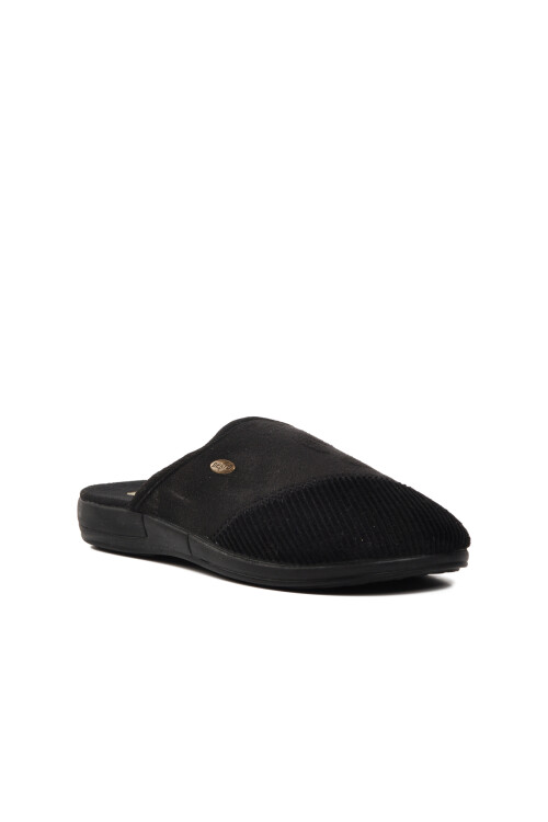 AyakmodBlack Anatomic Men's Home Slippers K-646 M