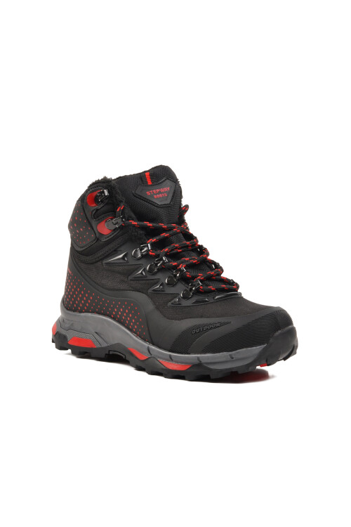 walkwayBlack-Red Unisex Outdoor Boots Kaleo G