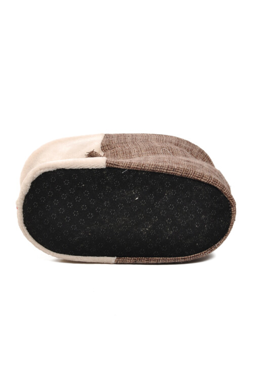 Coffee-Beige Womens Slippers with Dog Slippers G