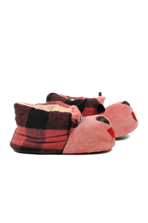 AyakmodPink-Black-Pink Women's Slippers Dog Slippers G
