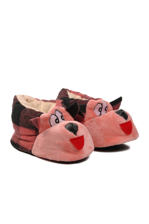 AyakmodPink-Black-Pink Women's Slippers Dog Slippers G