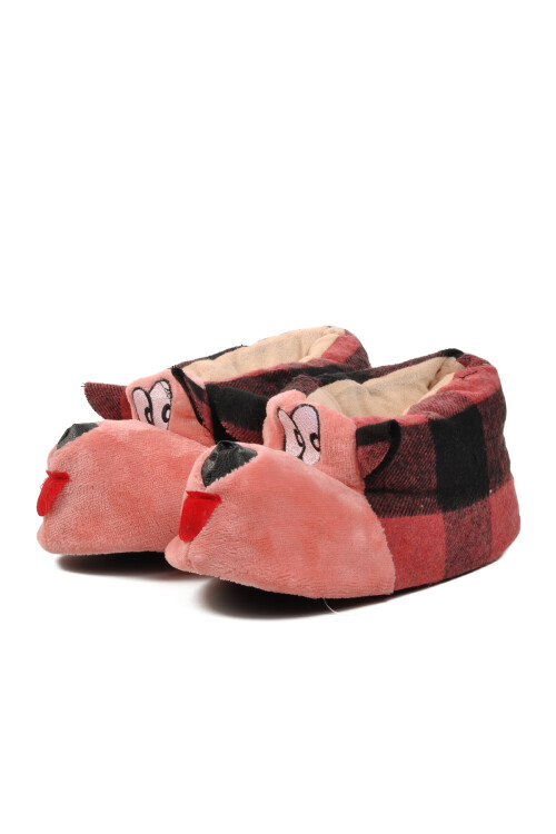 AyakmodPink-Black-Pink Women's Slippers Dog Slippers G