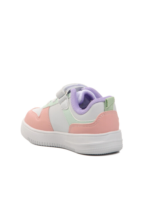 pepinoWhite-Powder-Water Green Textile Baby Sneakers 1603 B