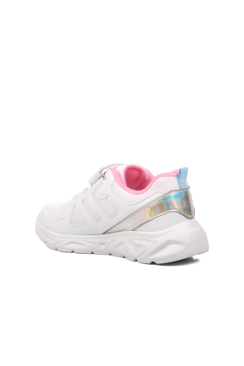 Beyaz-Pembe-Bebe Mavi  Çocuk Spor Ayakkabı 1623 F