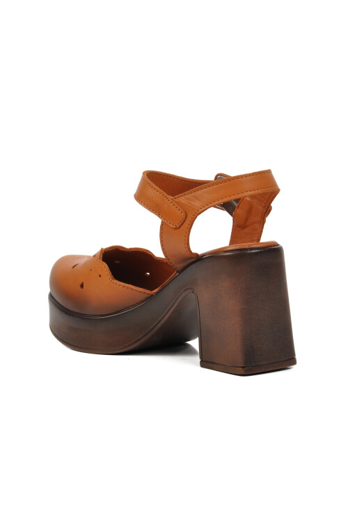 VenusTan Genuine Leather Women's Heeled Sandals 2217001Y Z