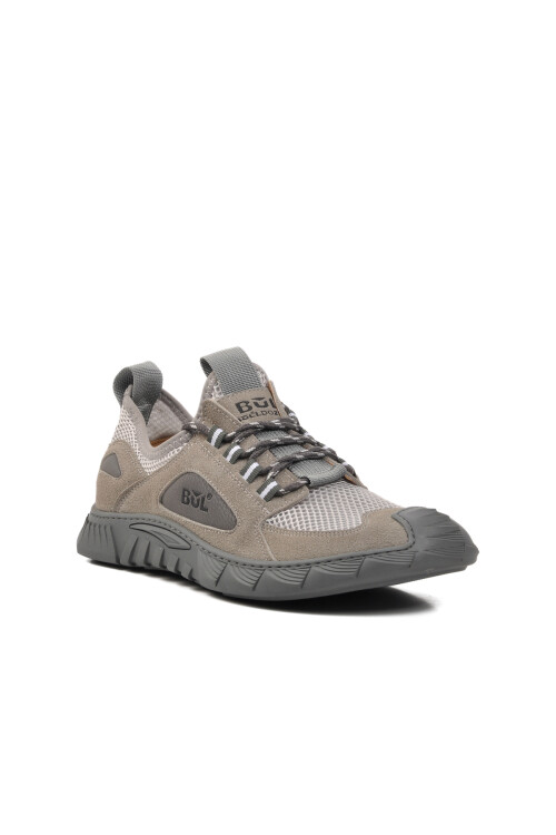 Gray Memory Foam Mesh Breathable Mens Sports Shoes 231440 M