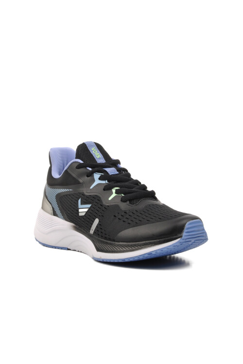 حذاء رياضي للجنسين من إسفنج الذاكرة باللون الأسود 24207 G