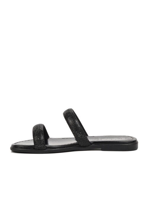 Black Womens Slippers 246016 Z