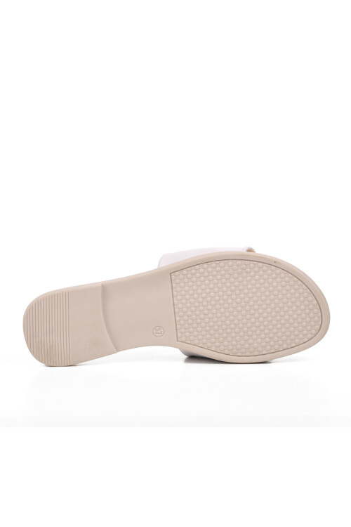 White Womens Slippers 246017 Z