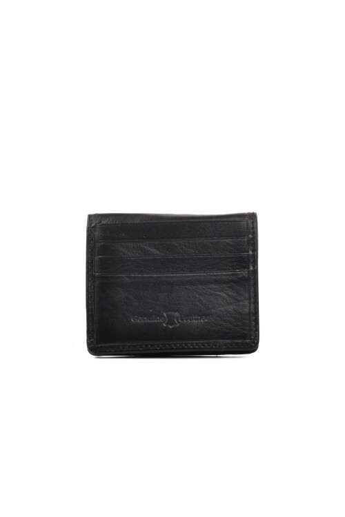 Black Genuine Leather Mens Wallet 2803 Card Holder