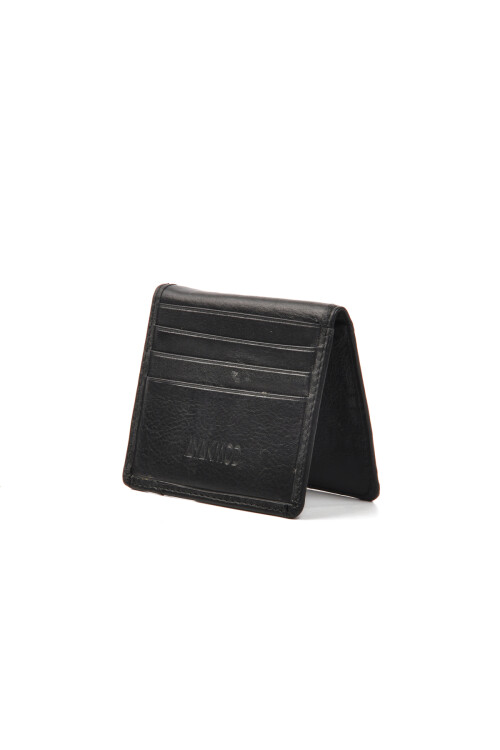 Black Genuine Leather Mens Wallet 2803 Card Holder