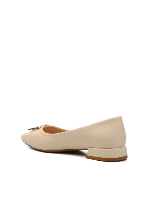 Beige Womens Ballerinas 314119 Z