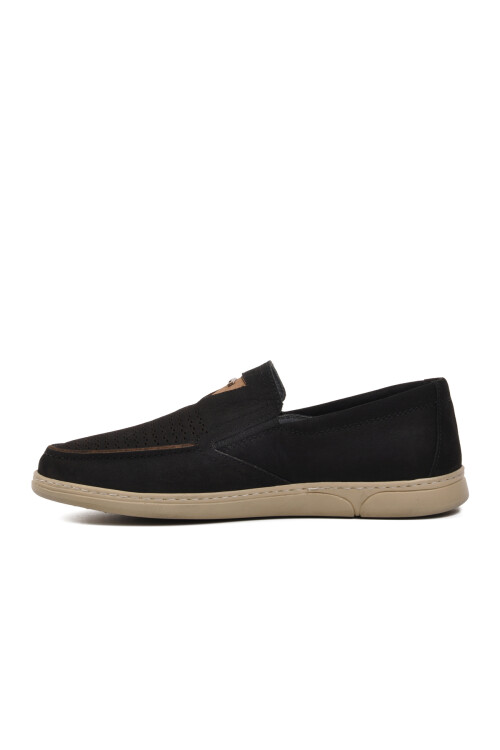 Black Nubuck Mens Casual Shoes 324 M