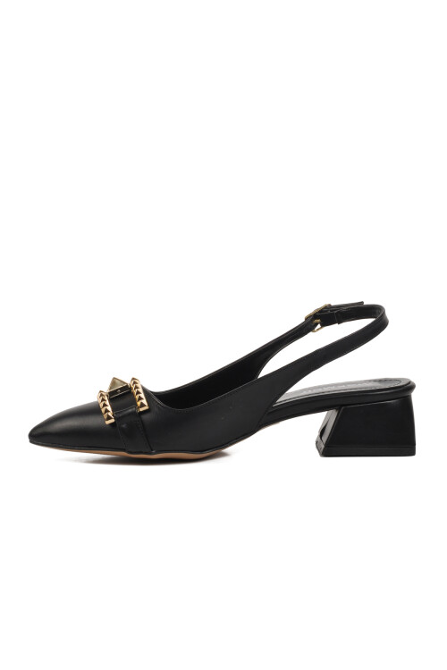 Siyah  Kadın Topuklu Ayakkabı 326185 Z