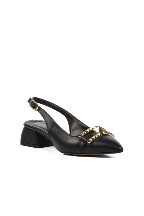 Siyah  Kadın Topuklu Ayakkabı 326185 Z