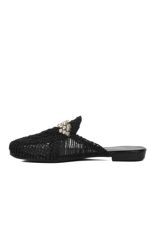 Black Womens Slippers 335165 Z