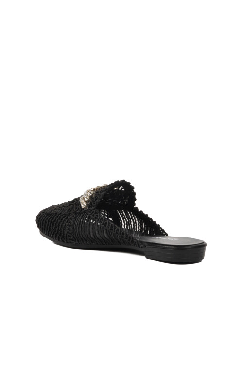 Black Womens Slippers 335165 Z