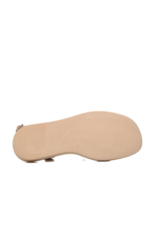 Bej  Kadın Düz Sandalet 335175 Z