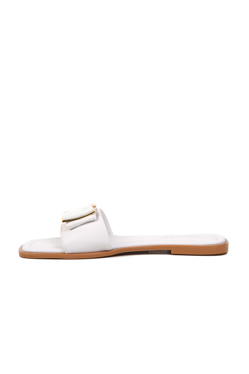 Beyaz  Kadın Terlik 422224 Z