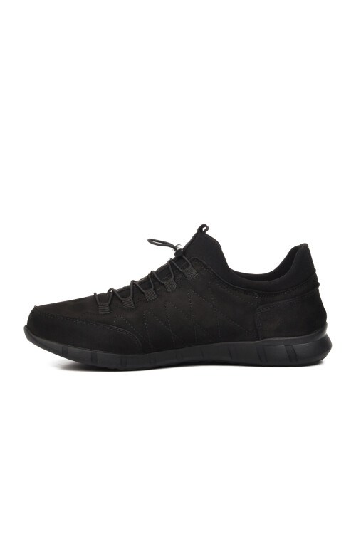 Black Nubuck Genuine Leather Mens Casual Shoes 479368 M