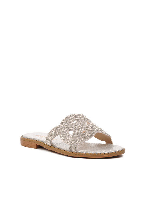 نعال نسائية فضية 513041 Z