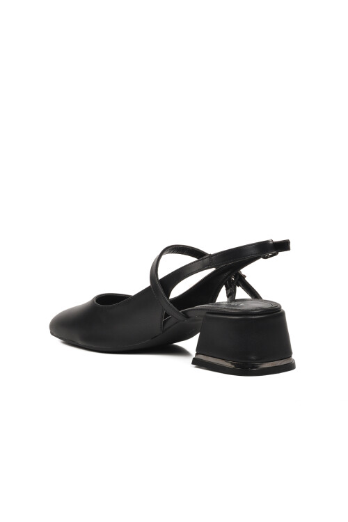 Siyah  Kadın Topuklu Ayakkabı 519015 Z