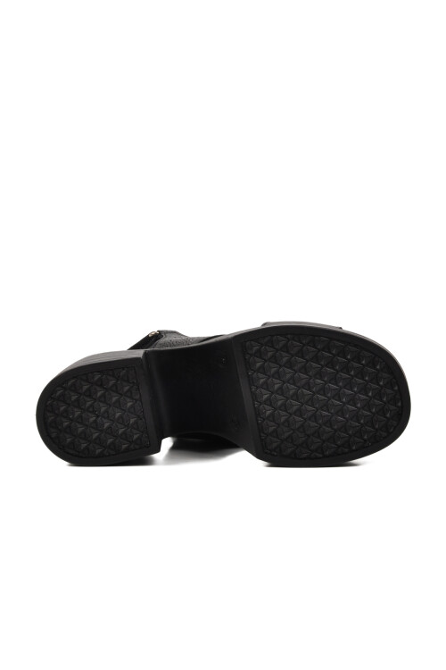 Siyah  Kadın Topuklu Sandalet 523001 Z