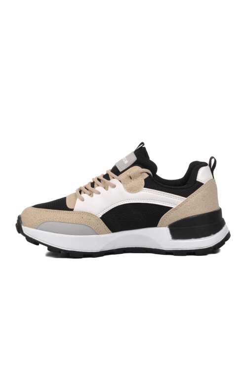 Black-Beige Unisex Sneaker 9927-24Y G