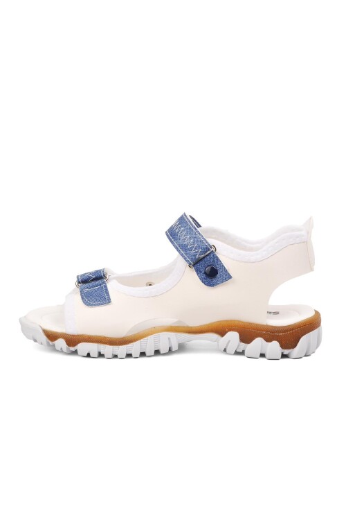 White Orthopedic Boys Sandals 22Y05 F