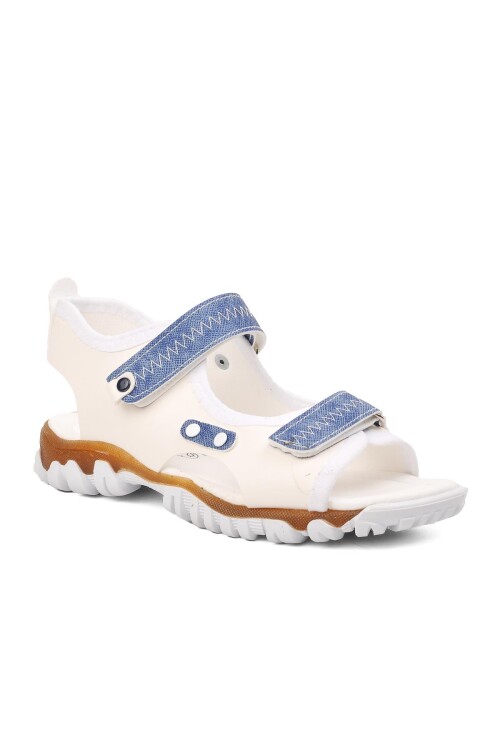 White Orthopedic Boys Sandals 22Y05 F