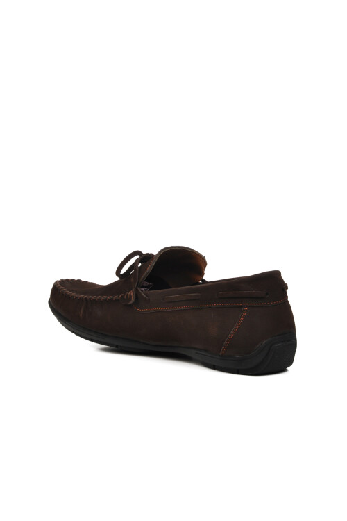 Brown Nubuck Mens Casual Shoes D7217 M