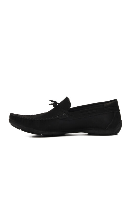 Black Nubuck Mens Casual Shoes D7217 M