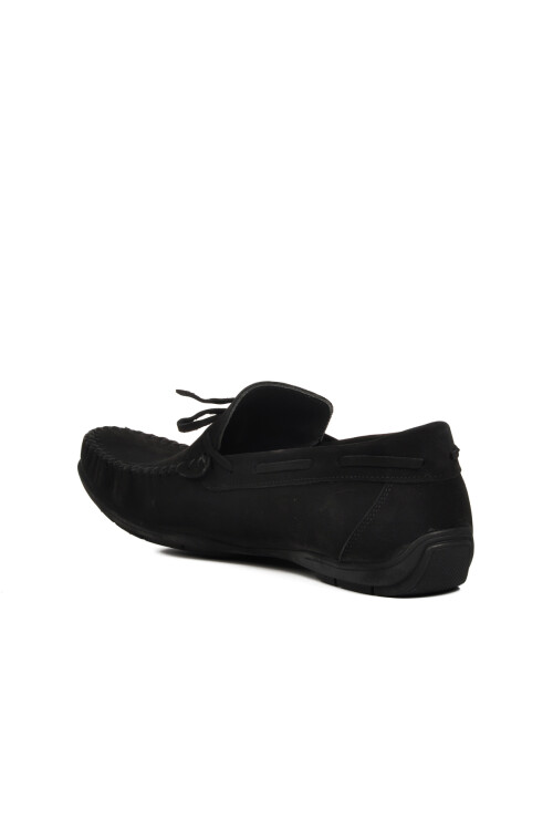 Black Nubuck Mens Casual Shoes D7217 M