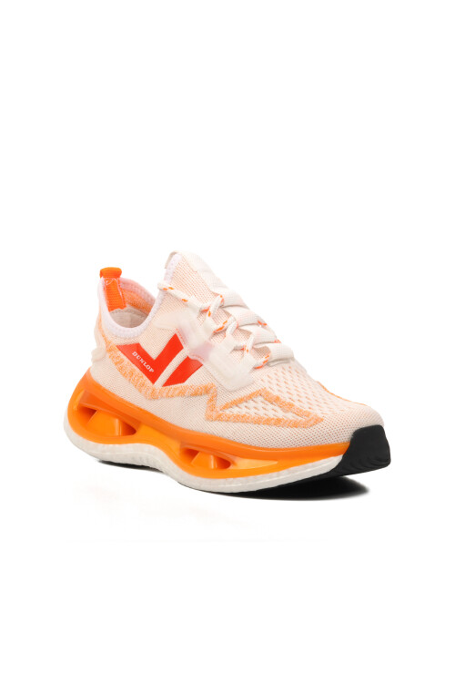Beyaz-Turuncu  Unisex Spor Ayakkabı DNP-2356 G