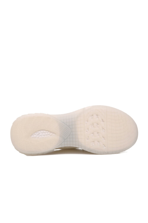 White Faux Leather Mens Sneakers DNP-2358 M