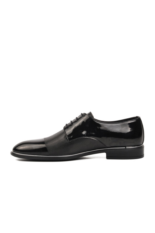 Black Patent Leather Mens Classic Shoes P100 M