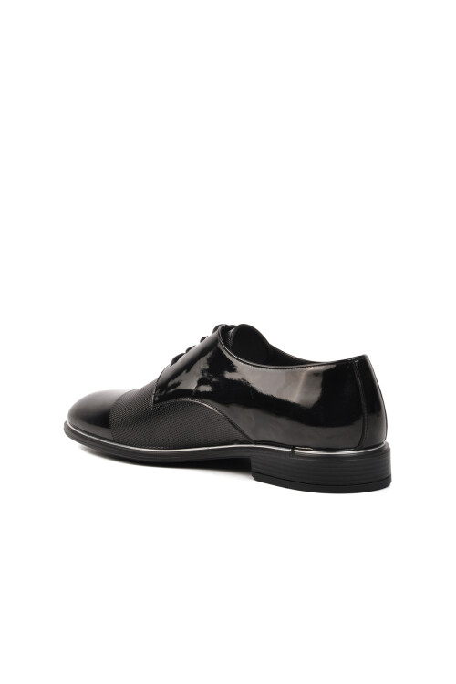 Black Patent Leather Mens Classic Shoes P100 M