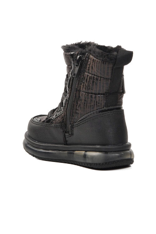 walkwayBlack Baby Snow Boots Yelets-2 B