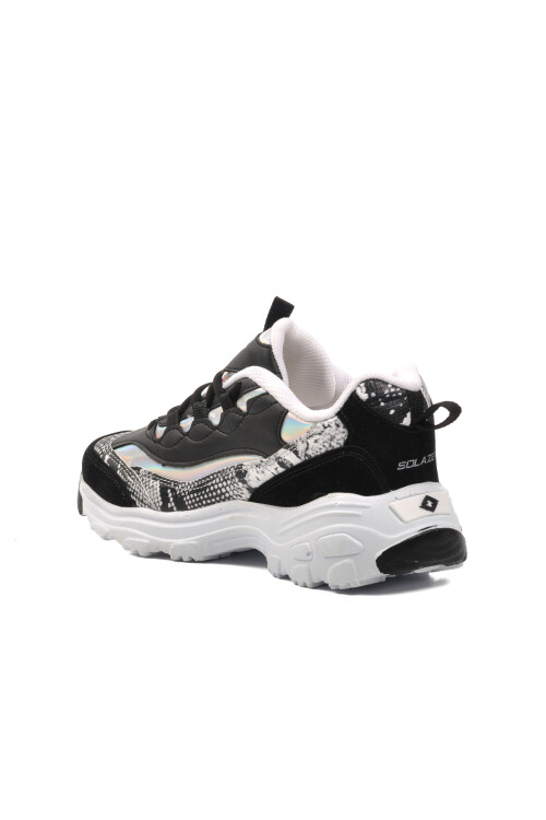 Siyah-Leopar  Kadın Spor Ayakkabı 049 Z