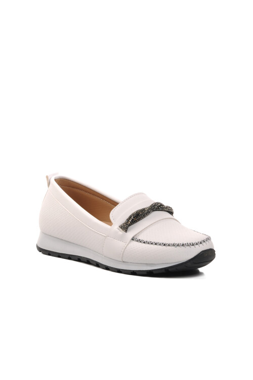 حذاء كاجوال نسائي أبيض 067 Z