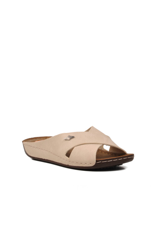 AyakmodBeige Anatomic Women's Slippers 08-086 Z