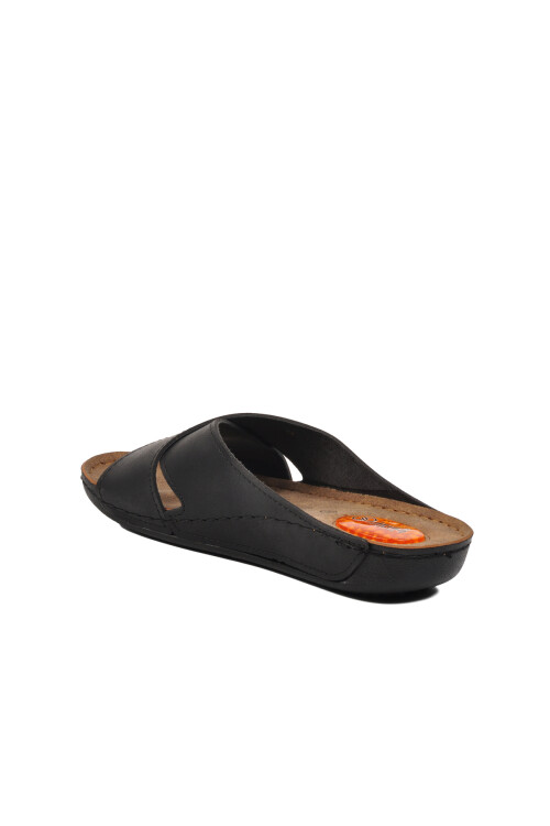 Black Anatomical Womens Slippers 08-086 Z