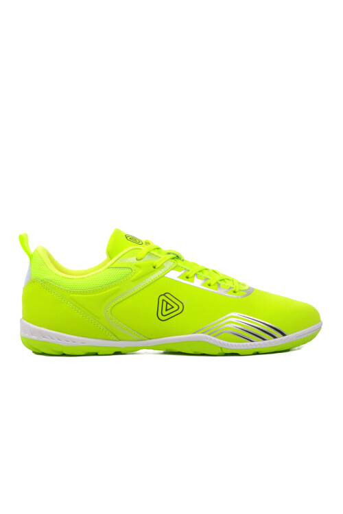 Neon Yellow Artificial Leather Mens Astroturf Shoes MH-241-126 M Astroturf