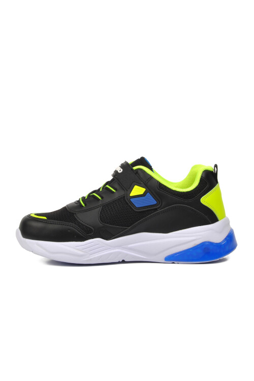 Black-F.Yellow-Sax Childrens Sports Shoes 1648 F