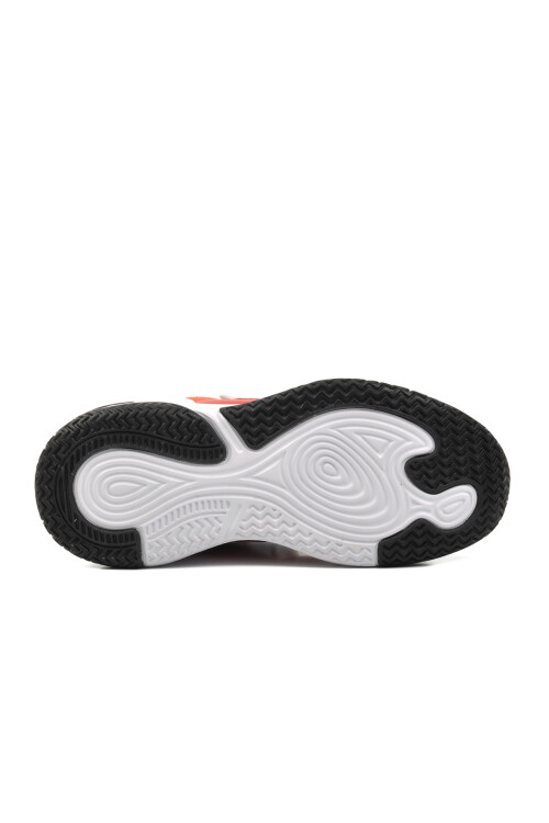 Black-White Unisex Kids Basketball Shoes 1656 F