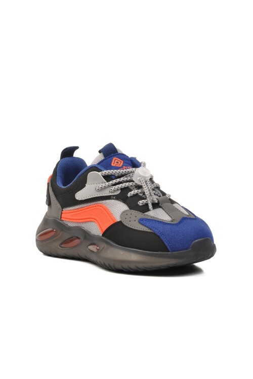 حذاء رياضي للأطفال باللون الأزرق الداكن 1668 F