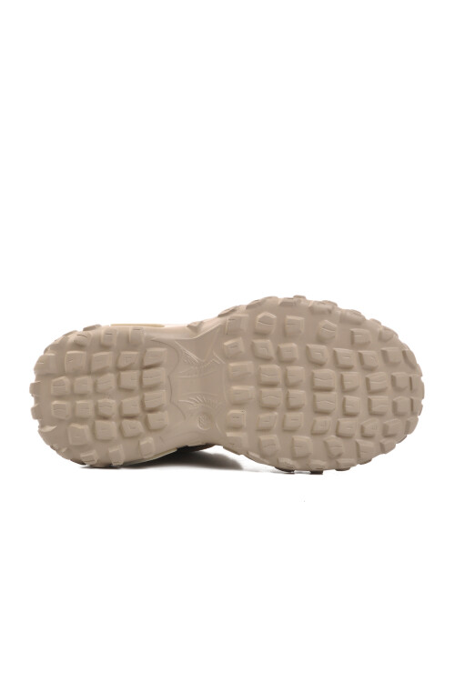 Cream Childrens Sneakers 1682 F