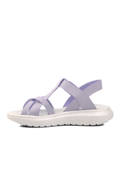 AyakmodLilac Kids Flat Sandals 24-995 F